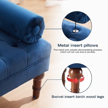 HUIMO 60.2" Velvet Bench - Elegant Seating for Your Home