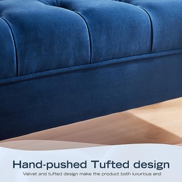 HUIMO 60.2" Velvet Bench - Elegant Seating for Your Home