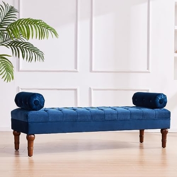 HUIMO 60.2" Velvet Bench - Elegant Seating for Your Home