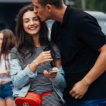 Long Distance Relationship Bracelets for Couples Gifts