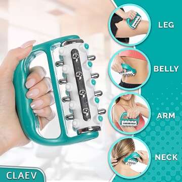 Claev Fascia Release Roller: Targeted Muscle Relief Tool