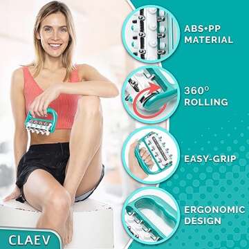 Claev Fascia Release Roller: Targeted Muscle Relief Tool