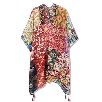Moss Rose Women Summer Kimono Bathing Suit Cover Up