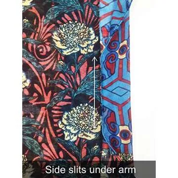 Moss Rose Women Summer Kimono Bathing Suit Cover Up