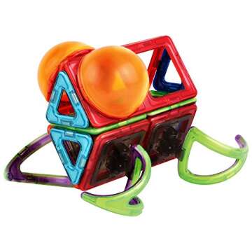 MAGFORMERS 55-Piece Educational Magnetic Building Set