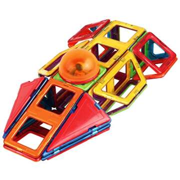 MAGFORMERS 55-Piece Educational Magnetic Building Set