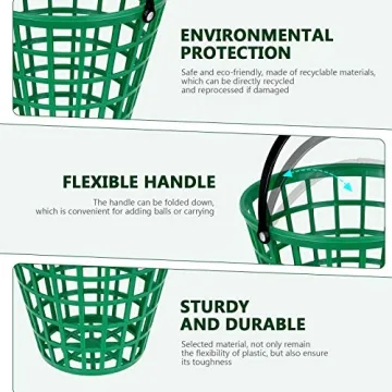 BESPORTBLE Golf Ball Basket - Stackable & Rust-Proof