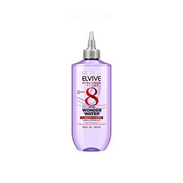 L'Oreal Paris Elvive Hyaluron Plump Flash Hydration Wonder Water Hair Rinse, 8 Second Hydrating Hair...