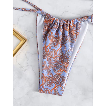 Buy SOLY HUX Trendy Bikini Set with Floral Design