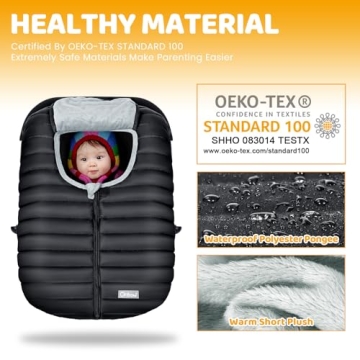 Orzbow Baby Car Seat Cover - Cozy Winter Protection