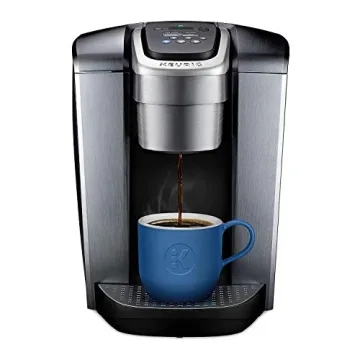 Keurig K-Elite Single Serve K-Cup Pod Programmable Coffeemaker (Brushed Silver)