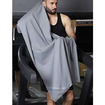 Rainleaf Microfiber Towel Perfect Travel & Gym & Camping Towel. Quick Dry - Super Absorbent - Ultra Compact - Lightweight. Suitable for Trip, Beach, Shower, Backpacking, Pool