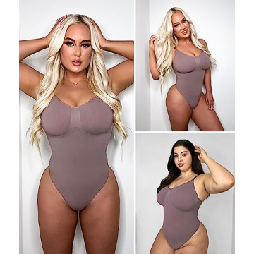 SHAPERX Women's Seamless Tummy Control Bodysuit Online