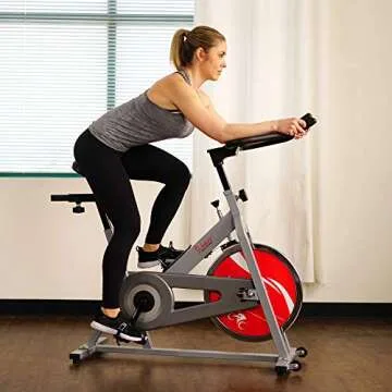 Sunny Health & Fitness Adjustable Indoor Cycling Spin Bike