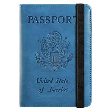 Premium RFID Blocking Passport Holder - Travel Essentials for Women & Men