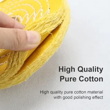 SCOTTCHEN 6 inch Buffing Polishing Wheel for Quick Results