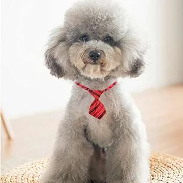 Segarty Small Dog Bow Ties 40 Pack Assorted Designs