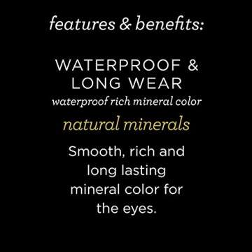 Pacifica Beauty Natural Eye Pencil in Jet (Black), 0.1 ounce