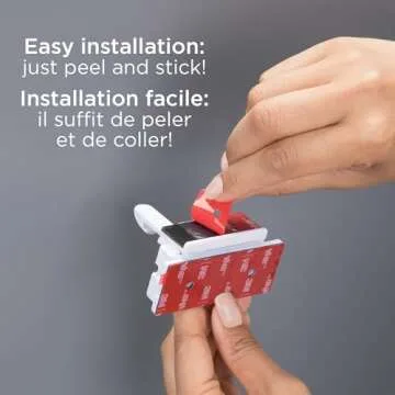 Safety 1st Adhesive Cabinet 4 Piece Latch for Childproofing, White