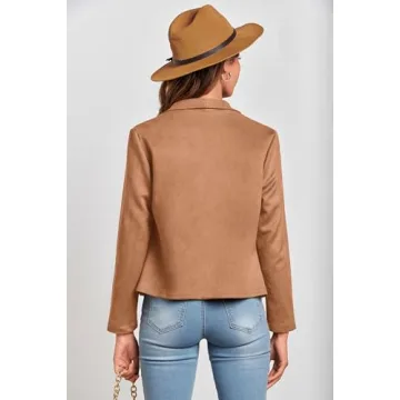 PRETTYGARDEN Women's Faux Suede Jacket for Chic Styles
