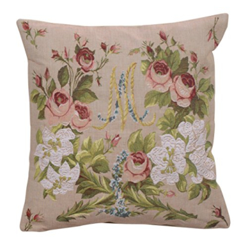 Marie Antoinette I French Tapestry Cushion - 19 in. x 19 in. Cotton by Charlotte Home Furnishings