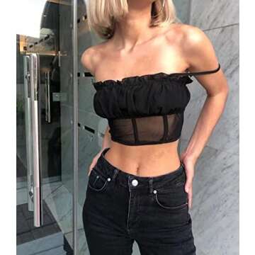 Women Y2k Corset Brami Crop Top for Trendy Summer Outfits
