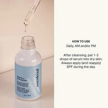 Cocokind Vitamin C Glow Serum for Radiant Skin