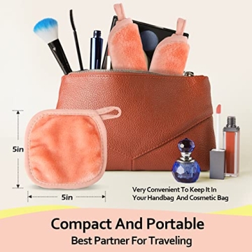 HOMEXCEL Makeup Remover Cloths 12 Pack - Soft and Reusable