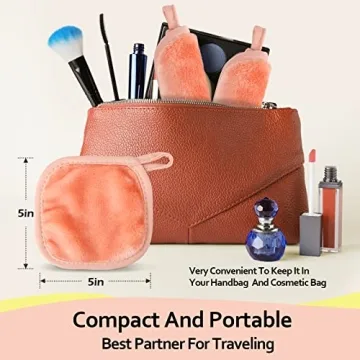 HOMEXCEL Makeup Remover Cloths 12 Pack - Soft and Reusable