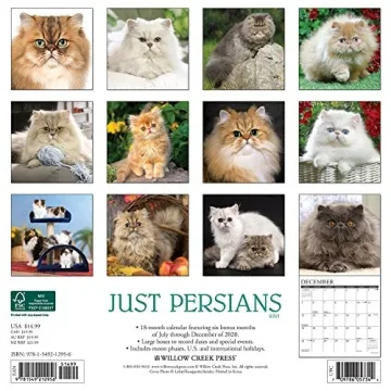 Just Persians Calendar Perfect for Cat Lovers