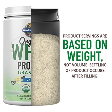 Garden of Life Grass Fed Whey Protein Powder - Vanilla Flavor