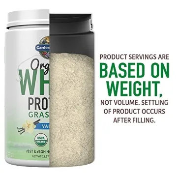 Garden of Life Grass Fed Whey Protein Powder - Vanilla Flavor
