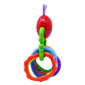 World of Eric Carle, The Very Hungry Caterpillar Rattle Teether with Links