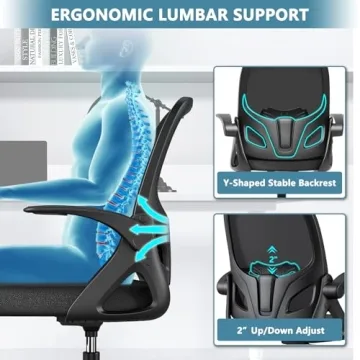 Kensaker Tall Drafting Chair with Footrest Ring