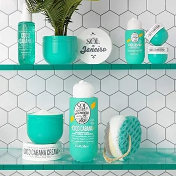 Luxurious Sol de Janeiro Coconut Body Cream-Cleanser 13 Fl Oz