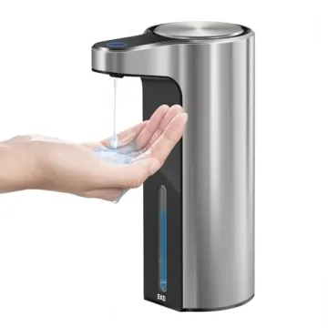 EKO Aroma Touchless Automatic Soap Dispenser: Stylish, Water-Resistant, Rechargeable 9 fl oz