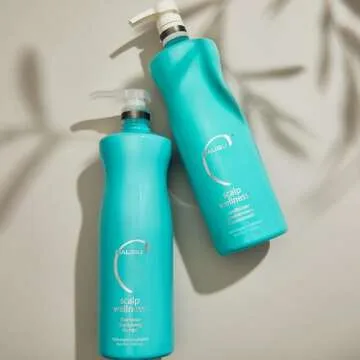 Malibu C Scalp Wellness Hair Shampoo - Sulfate-Free & Moisturizing Shampoo - Nourishing Scalp Care with Sulfate-Free Surfactant Technology (33.8 oz)