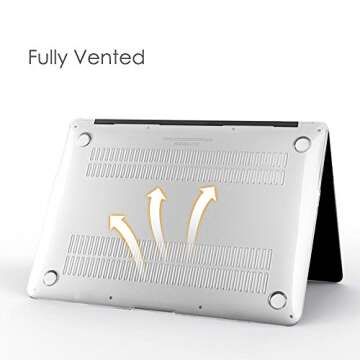 Fintie MacBook Air Case 13 Inch - Stylish Hard Shell Cover