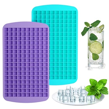 Upgrade Silicone Mini Ice Cube Trays for Easy Ice Making