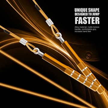 Adjustable Wastou Speed Jumping Rope for Fitness Training