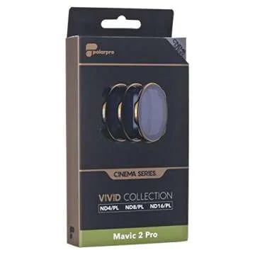 PolarPro Vivid Filter Collection (ND4/PL, ND8/PL, ND16/PL DJI Mavic 2 Filters) for DJI Mavic 2 Pro