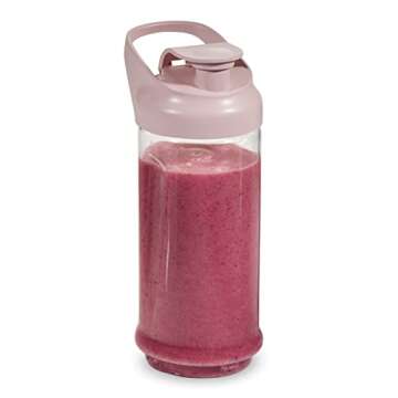 Hamilton Beach Mini Cordless Portable Personal Blender for Shakes and Smoothies, USB Rechargeable, 1...