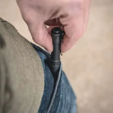 Cloud Defensive Chicro Admin Light 350 Lumen USB Rechargeable Pocket Flashlight EDC Black