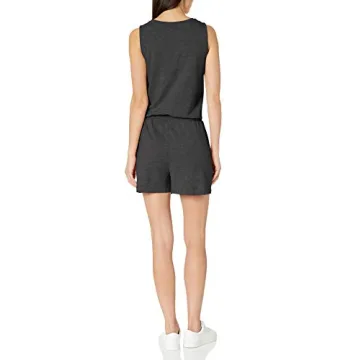 Amazon Essentials Women's Terry Fleece Romper for Summer