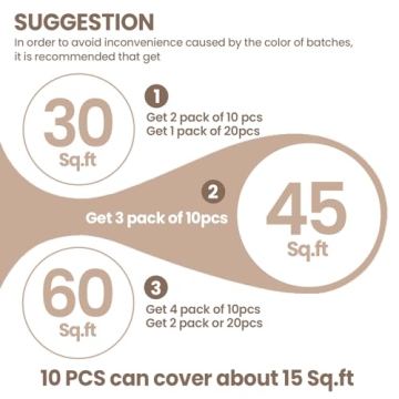 Peel and Stick Floor Tile Natural Red Wood Grain Look Vinyl Flooring Waterproof and Self Adhesive for Bathroom Kitchen Living Room Bedroom DIY 35in×6in (10 PCS)