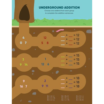 Learn by Sticker Addition and Subtraction Fun for Kids