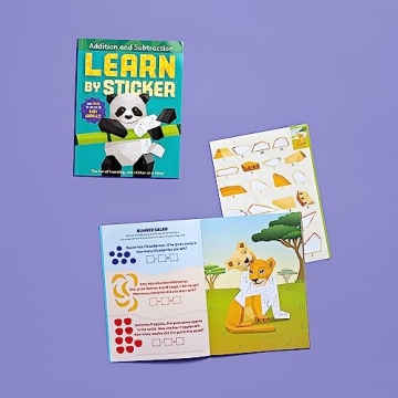 Learn by Sticker Addition and Subtraction Fun for Kids