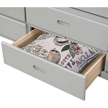 Merax Twin Platform Storage Bed with 6 Drawers