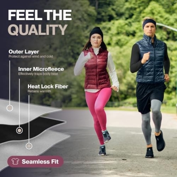 Thermajohn Long Johns for Men, Thermal Underwear for Men Long Underwear Mens Leggings Thermal Pants Men Cold Weather Bottoms (Black, X-Small)