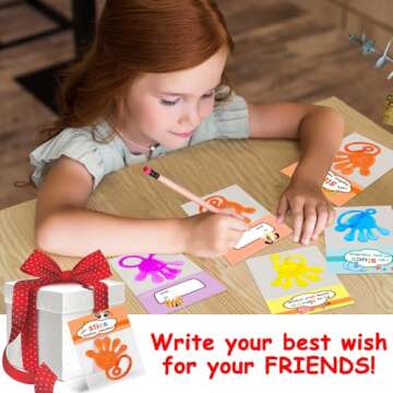 Glow-in-the-Dark Sticky Hands Valentine Classroom Fun